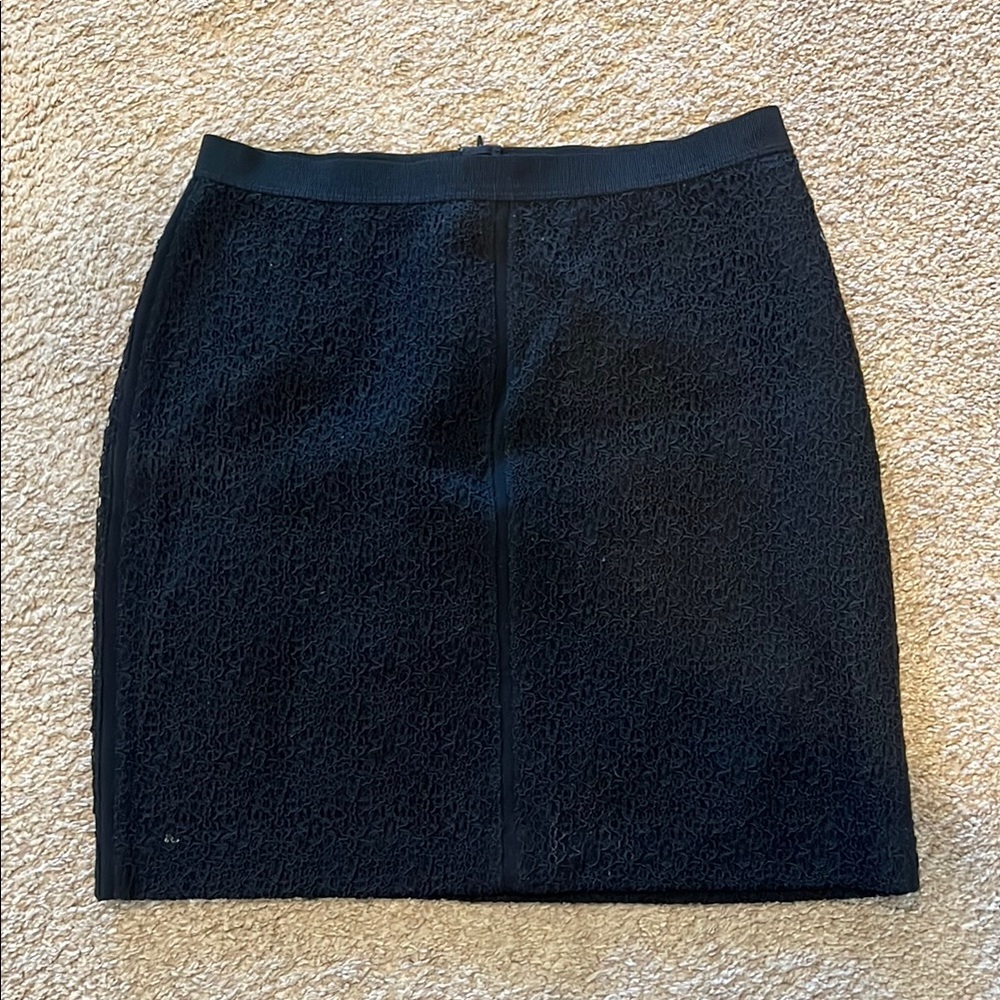 Ann Taylor Black Lace Skirt